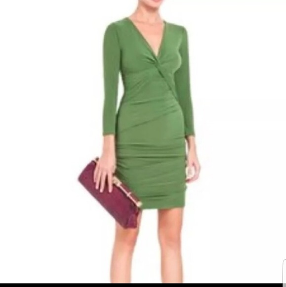 BCBGMaxAzria Dresses & Skirts - Bcbgmaxazria Ray Full ruched Pencil Sheath nwt Bodycon Dress
